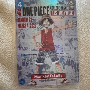 One Piece Monkey D. Luffy Trading Card